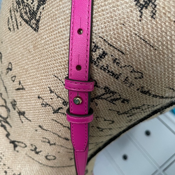 Tory Burch Pink Chevron Quilted Crossbody - Picture 4 of 12